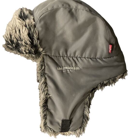 S&M Other - Levi men’s s/m nylon line trapper hat Faux Fur lining